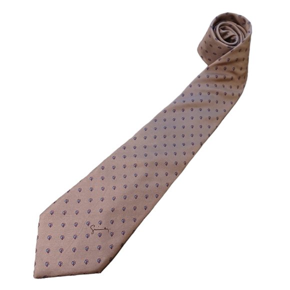 GIVENCHY • Silk tie Italian gray business Special Occasion Business Suit men's - Picture 1 of 6